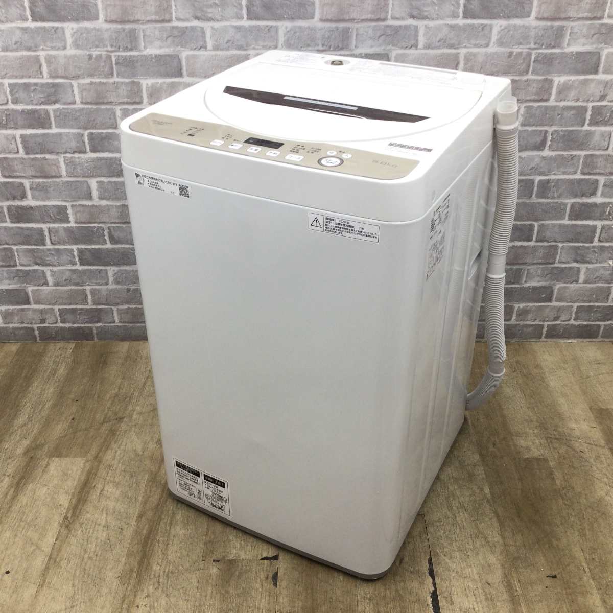 シャープ洗濯機 6.0kg ES-GE6D 2020年製