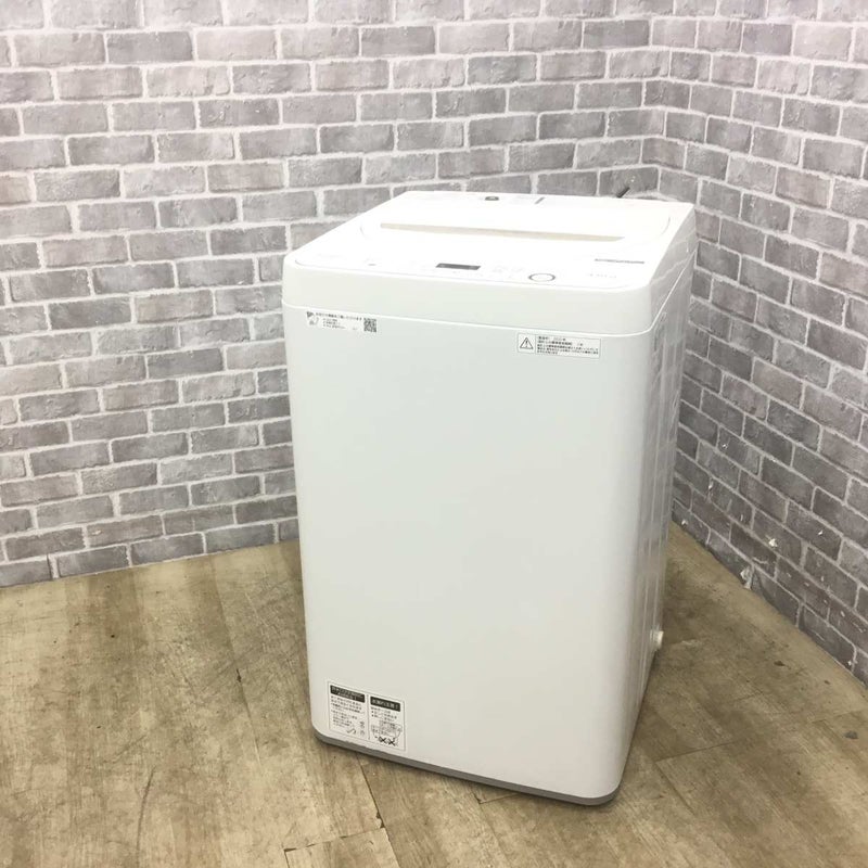 洗濯機 No.1943 シャープ 2019年製 4.5kg ES-G4E6 【リサイクル 