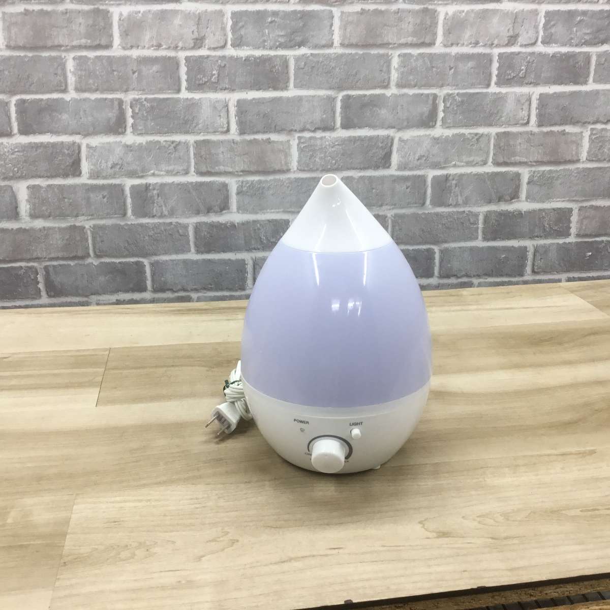 山善 加湿器 超音波式 レインボ－デュ－ Sサイズ JRD-F13(WH) 2020年製