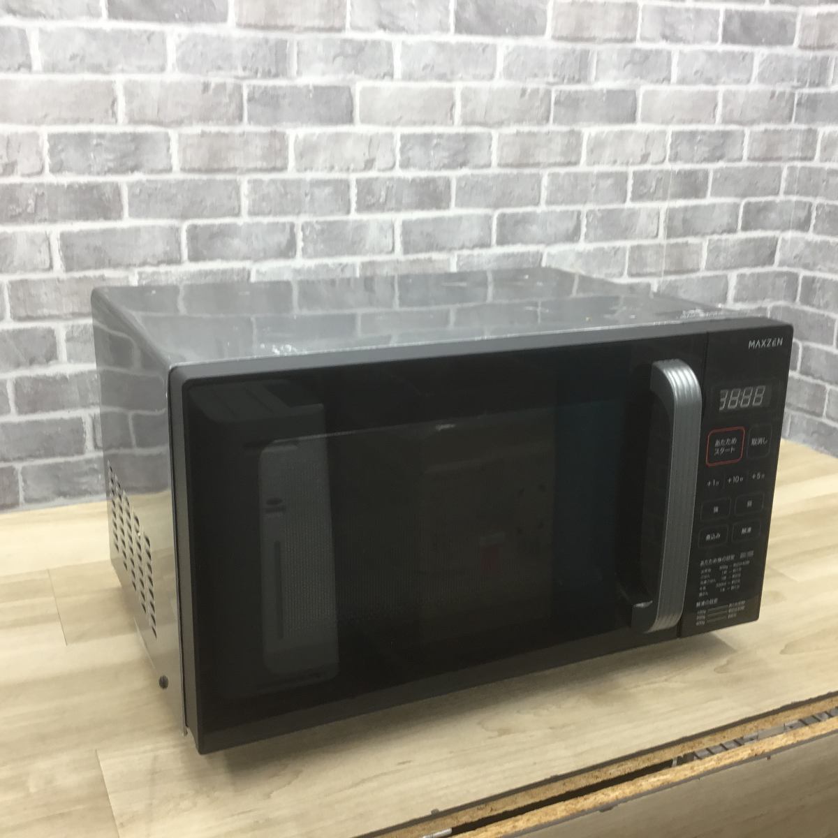 MAXZEN 電子レンジ 550W 18L ヘルツフリー フラット JM18GZ01 2022年製