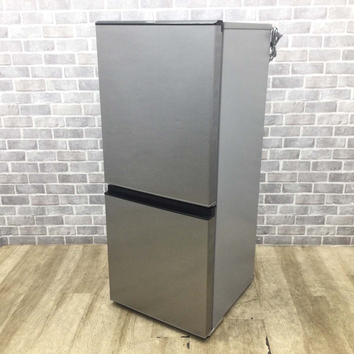 アクア 冷蔵庫 2ドア 126L 右開き AQR-J13H(S) 2018年製