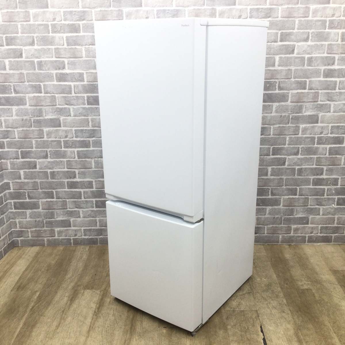 ID186705　2ドア冷蔵庫　156L　ヤマダ電機　2023年製　YRZ-F15J yselect YRZF15J ヤマダオリジナル 2ドア冷蔵庫 (156L・右開き