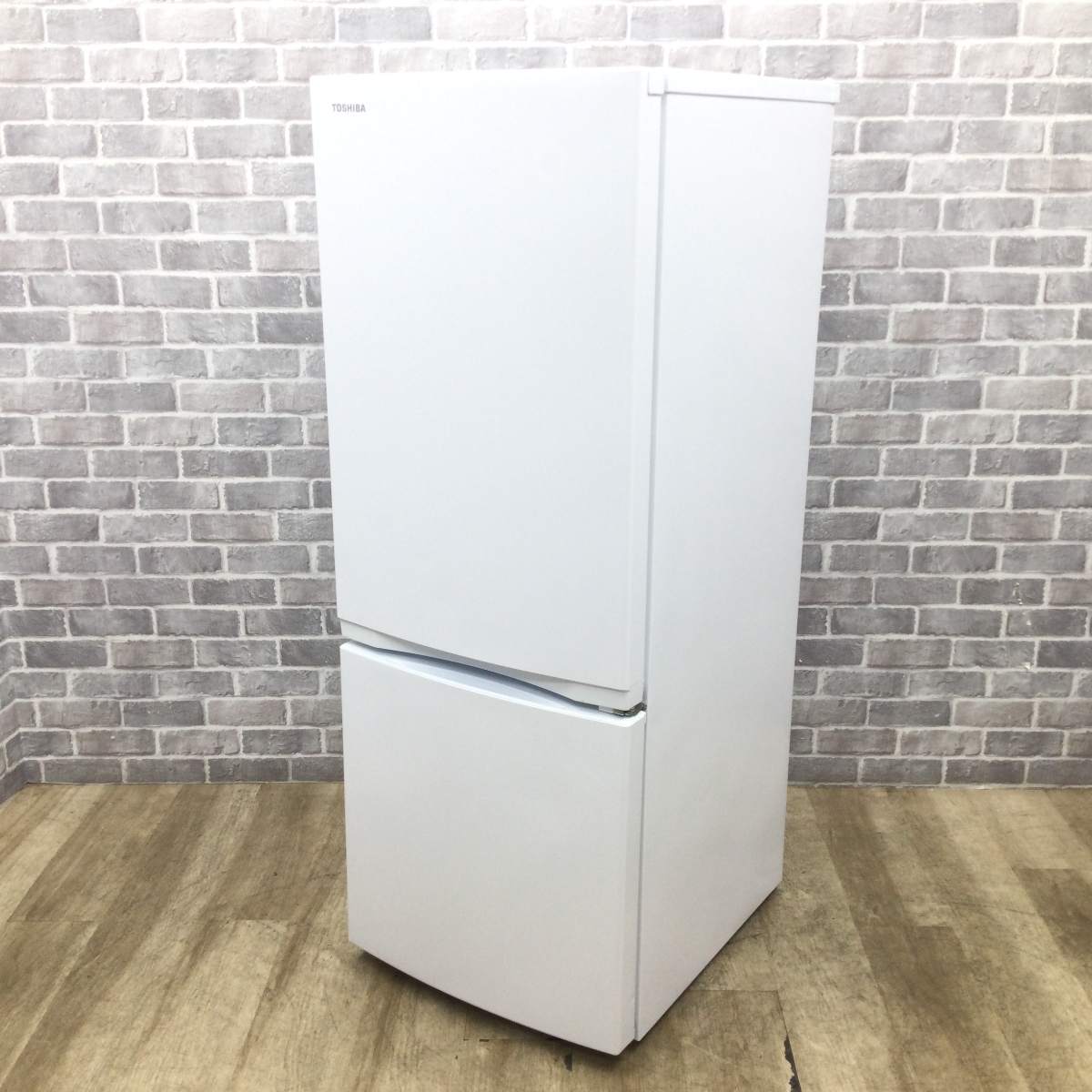 冷蔵庫　153L　2ドア　東芝　GR-T15BS（W）　リユース品　価格　29,800円 冷蔵庫 BSシリーズ セミマットホワイト GR-T15BS-W [153L /2ドア /右