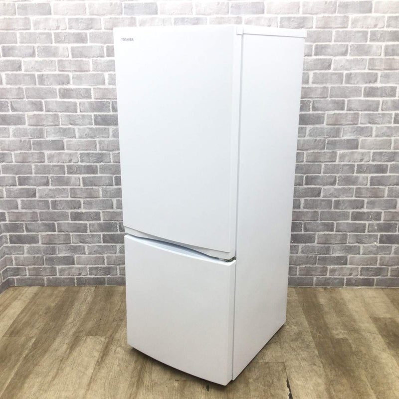 東芝 冷蔵庫 2ドア 153L 右開き GR-T15BS(W) 2021年製