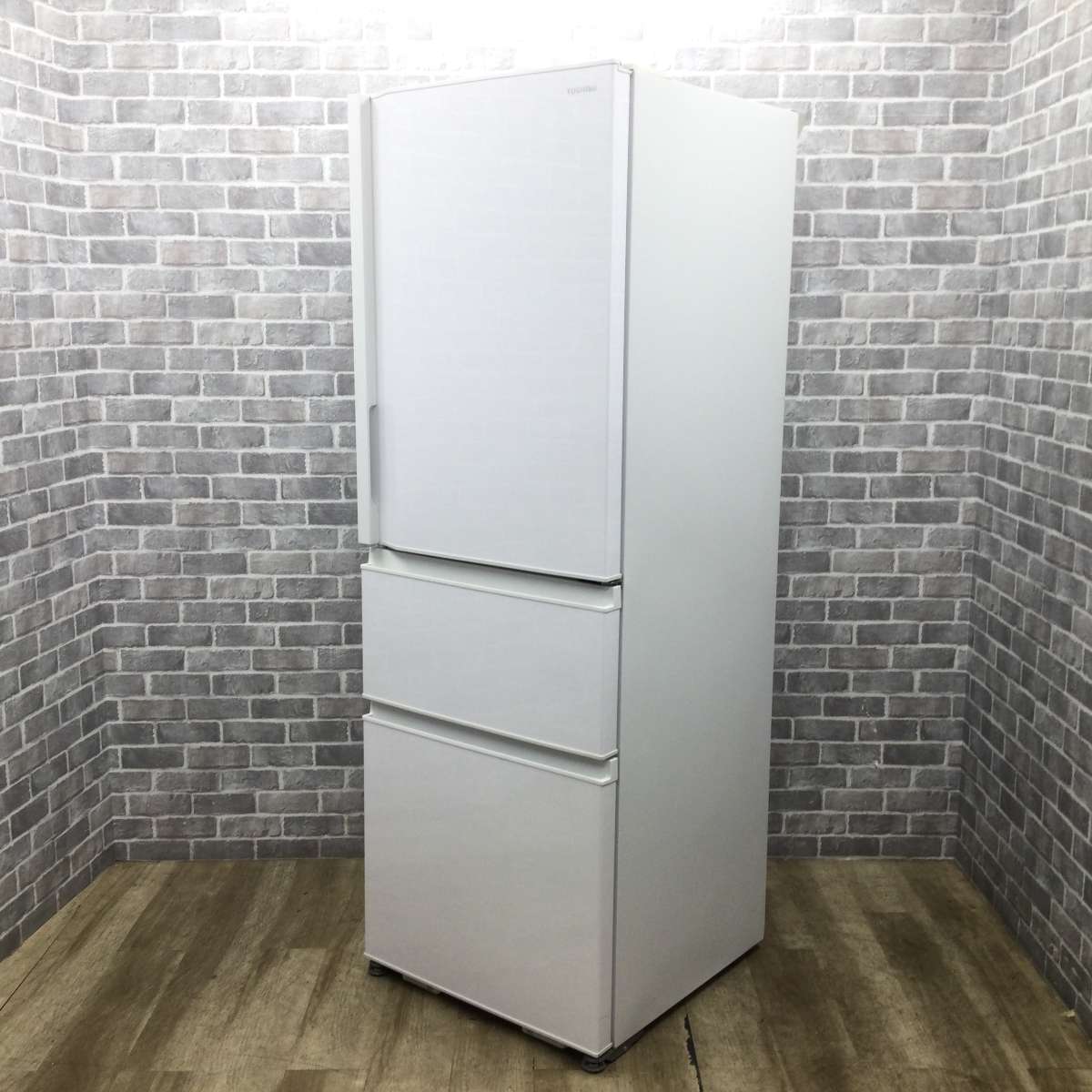 東芝 冷蔵庫 3ドア 356L 右開き GR-T36SC(WT) 2022年製