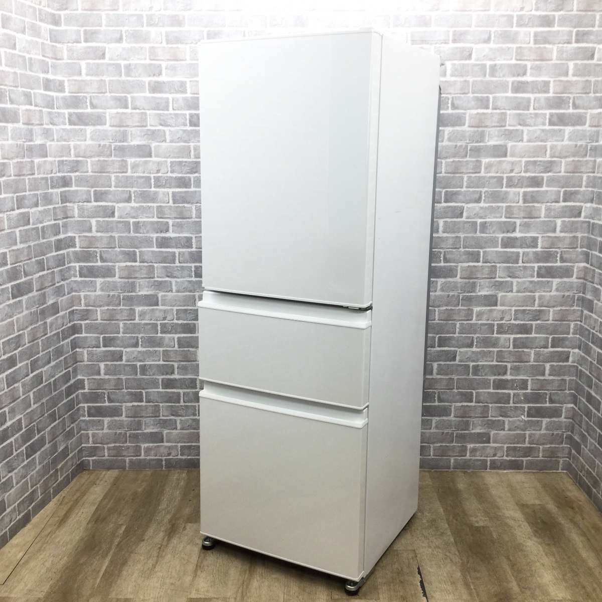 三菱電機 冷蔵庫 3ドア 330L 右開き MR-C33F-W 2021年製