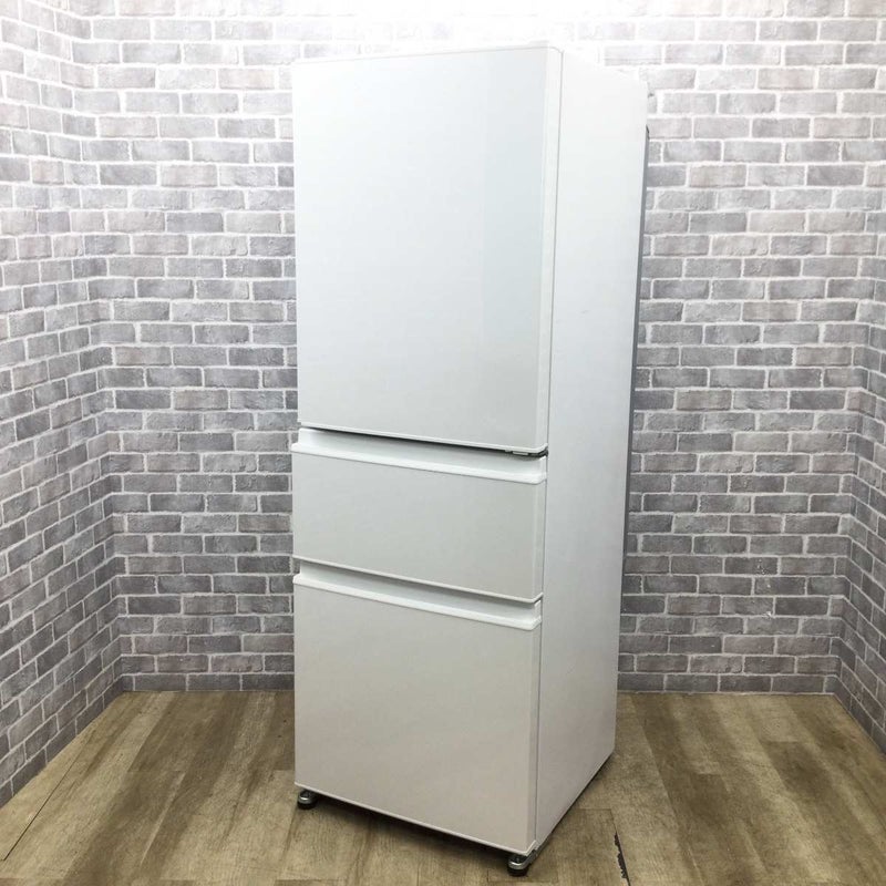 三菱電機 冷蔵庫 3ドア 330L 右開き MR-C33F-W 2021年製