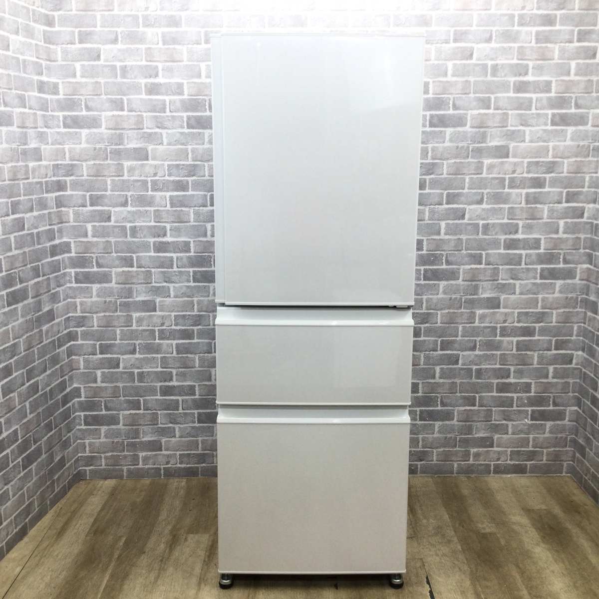 三菱電機 冷蔵庫 3ドア 330L 右開き MR-C33F-W 2021年製