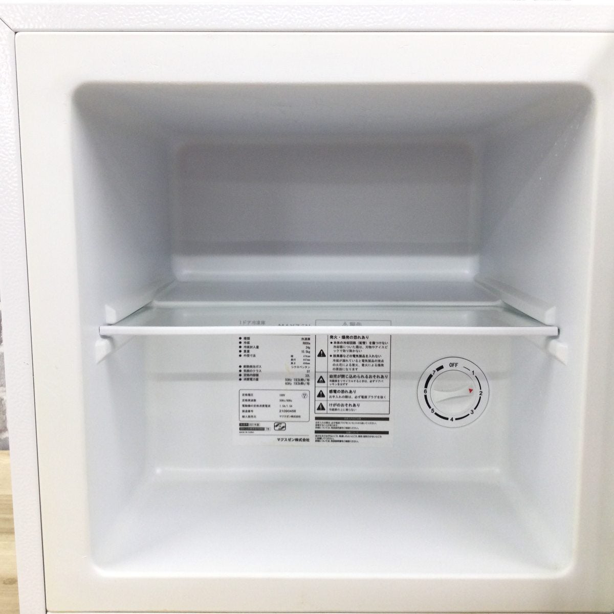 MAXZEN 冷凍庫 1ドア 32L 右開き JF032ML01WH 2024年製