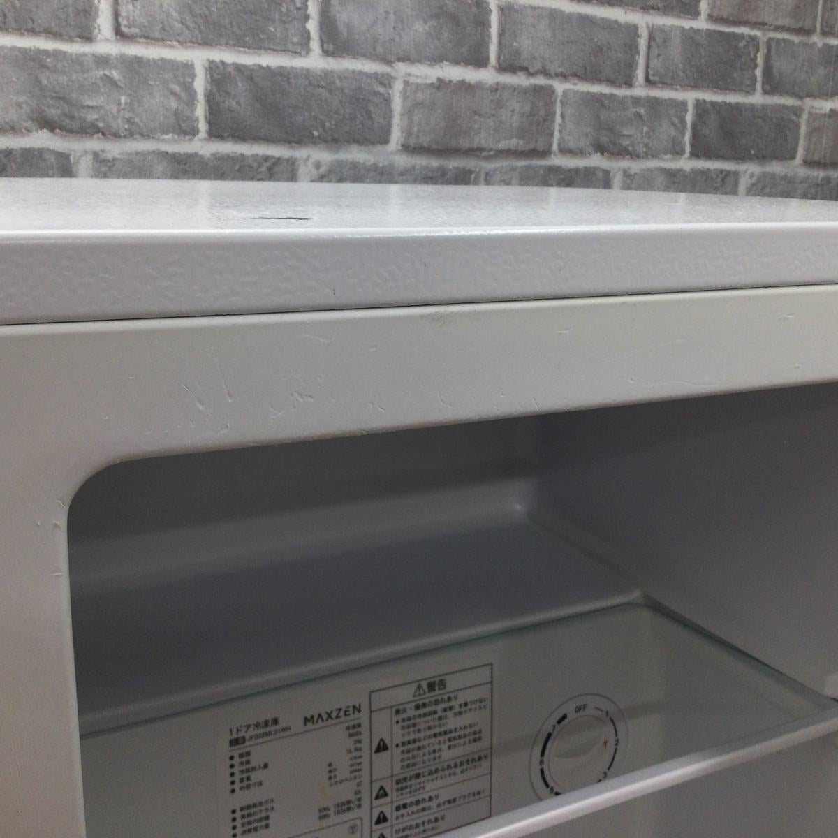 MAXZEN 冷凍庫 1ドア 32L 右開き JF032ML01WH 2024年製