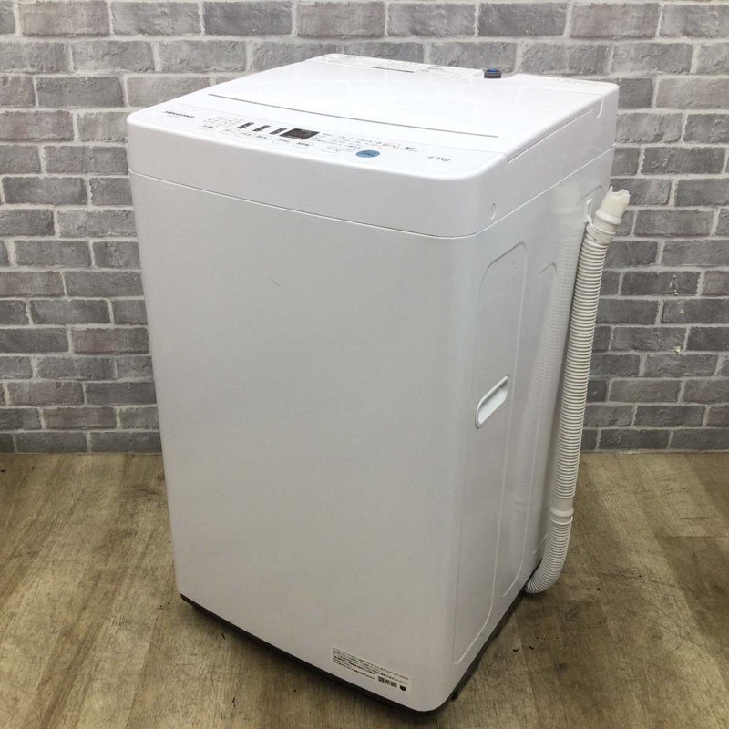 ハイセンス 全自動洗濯機 4.5kg HW-T45D 2021年製