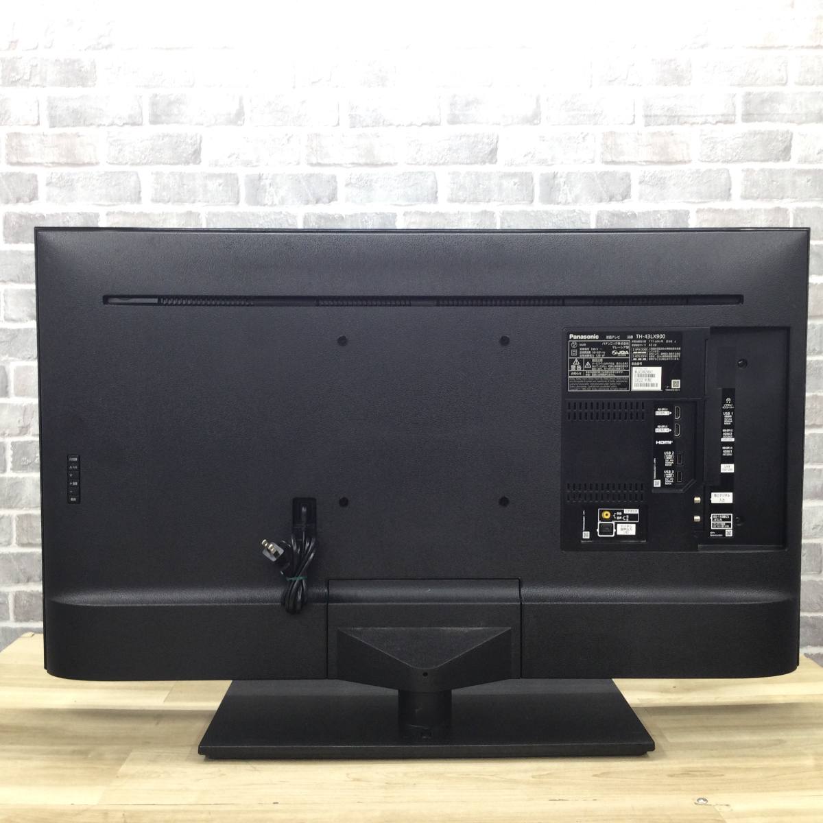 パナソニック VIERA 液晶テレビ 43インチ【NET動画/ダブルチューナー】 TH-43LX900 2022年製