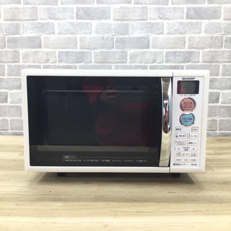 シャープ オーブンレンジ 500W 15L RE-S5D-W 2016年製