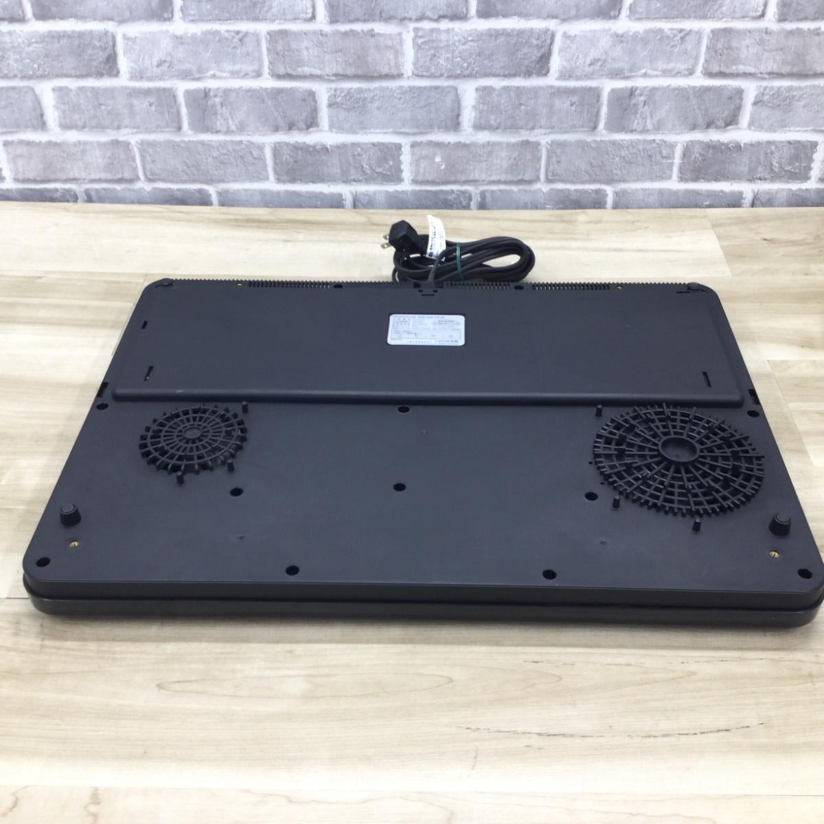 アイリスオーヤマ IHクッキングヒーター 2口 1400W IHK-WKT2-B 2018年製
