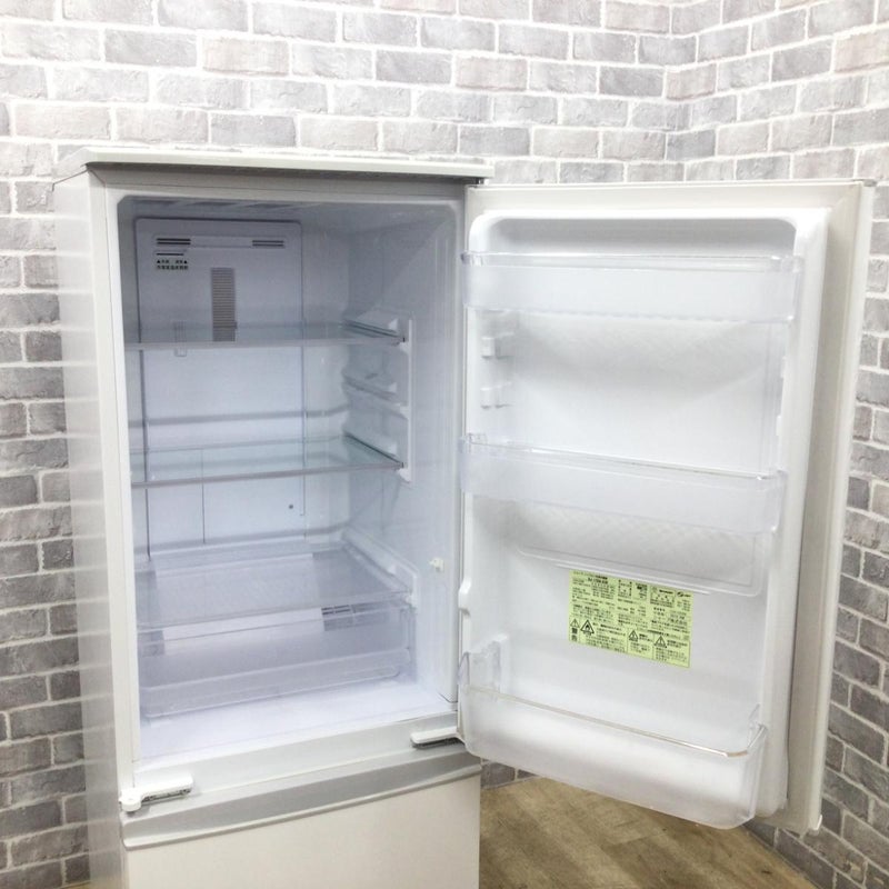 シャープ 冷蔵庫 2ドア 167L どっちもドア SJ-17E6-KW 2019年製 