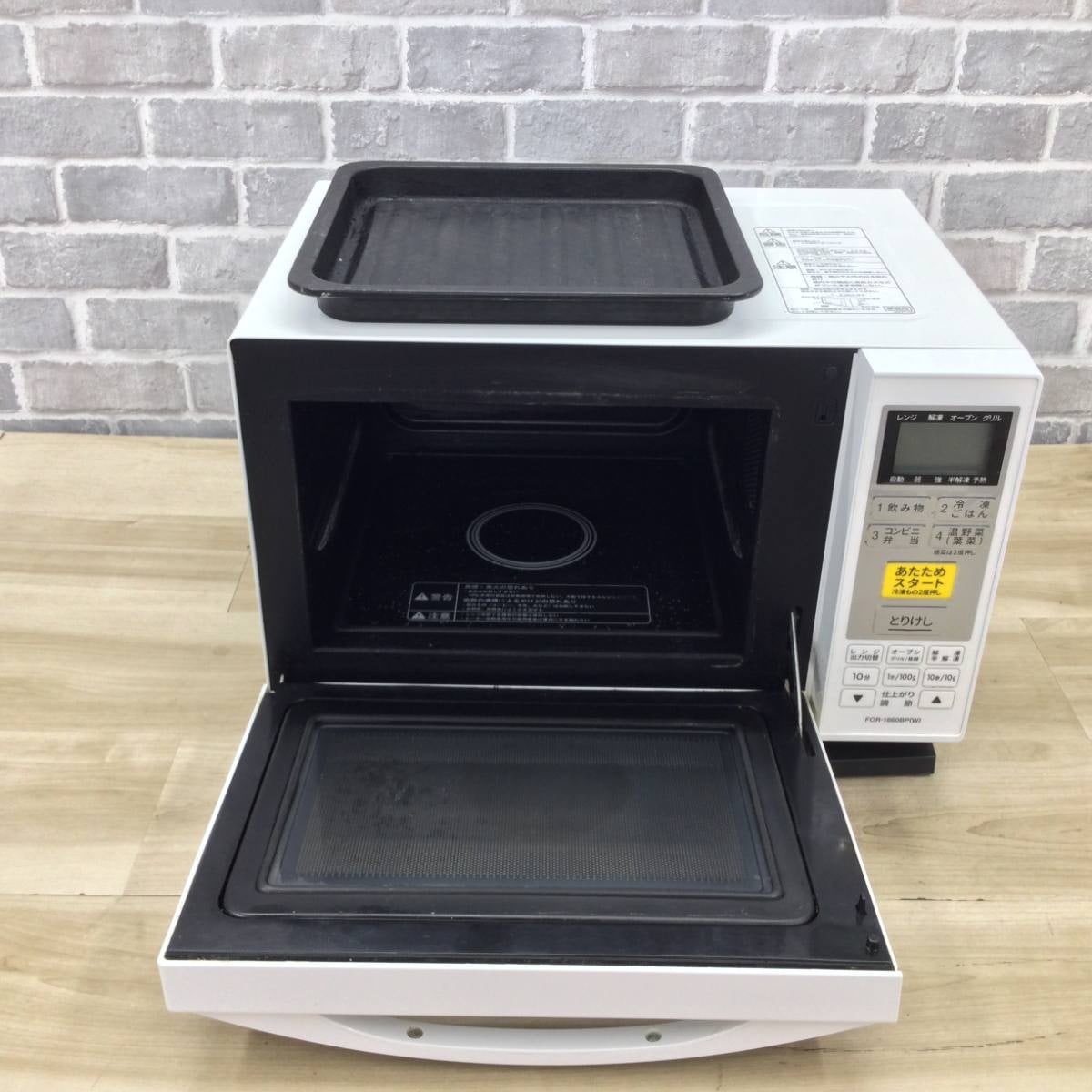 トップバリュベストプライス オーブンレンジ650W16Lヘルツフリー FOR-1660BP 2021年製