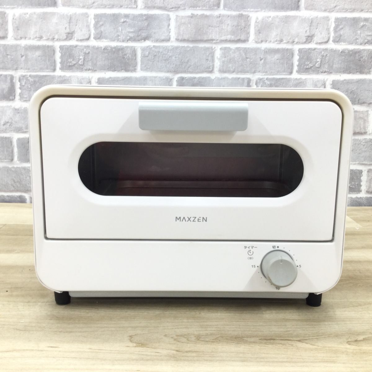 MAXZEN オーブントースター 1000W MT-TD01-WH 2024年製