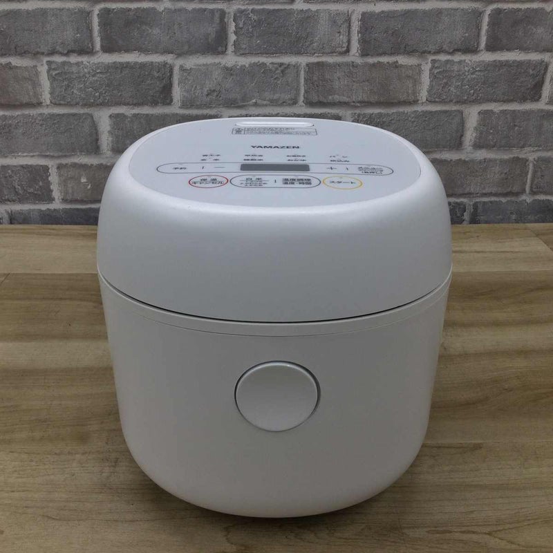山善 炊飯器 マイコン式 3合炊き YJR-DM051(W) 2024年製