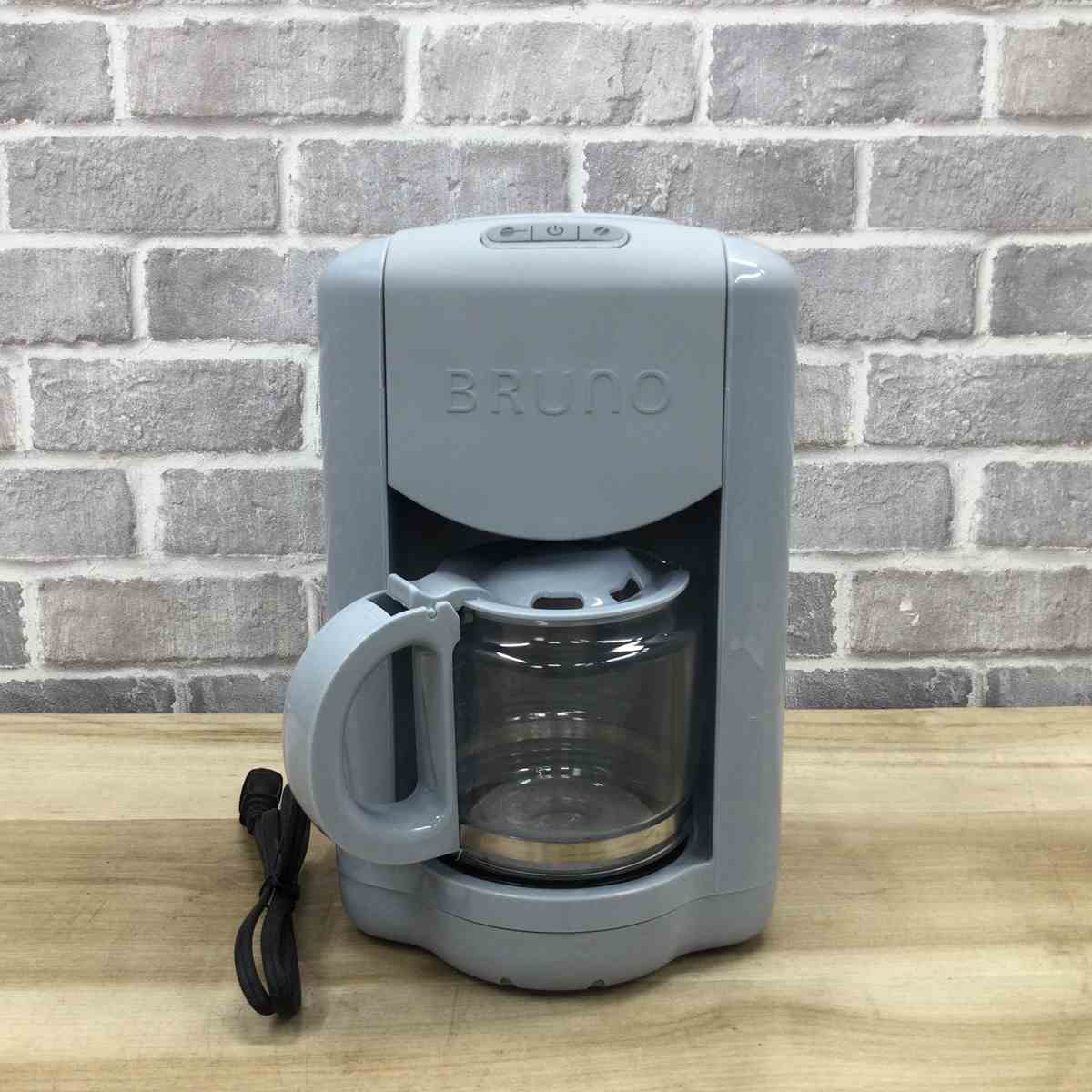 BRUNO コーヒーメーカー コンパクトミル付き 未使用品 BOE104-BGY 2022年製