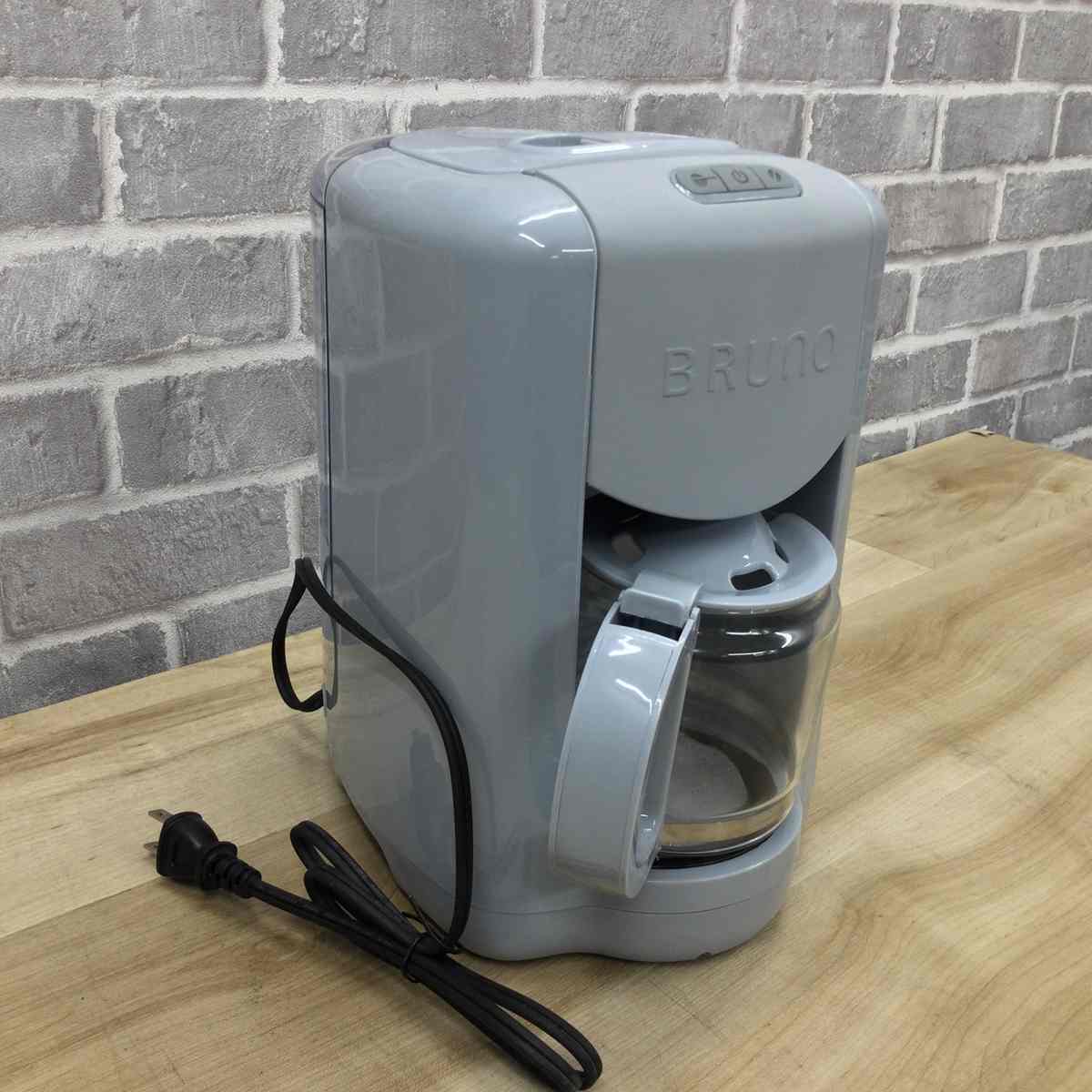 BRUNO コーヒーメーカー コンパクトミル付き 未使用品 BOE104-BGY 2022年製