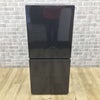 ユーイング 冷蔵庫 2ドア 110L 右開き UR-F110H(K) 2017年製