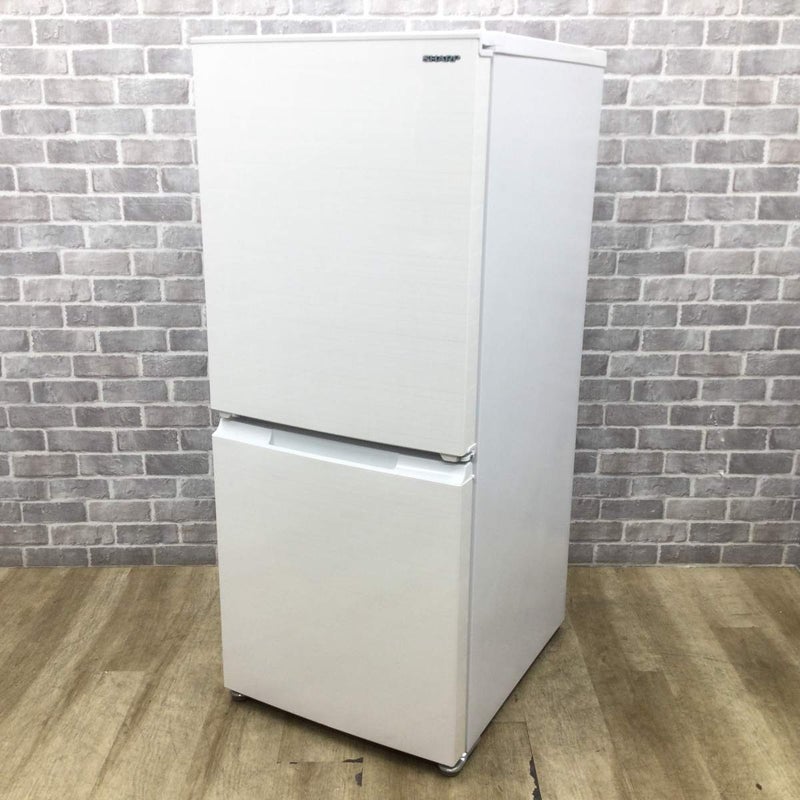 シャープ 冷蔵庫 2ドア 152L どっちもドア SJ-D15G-W 2021年製