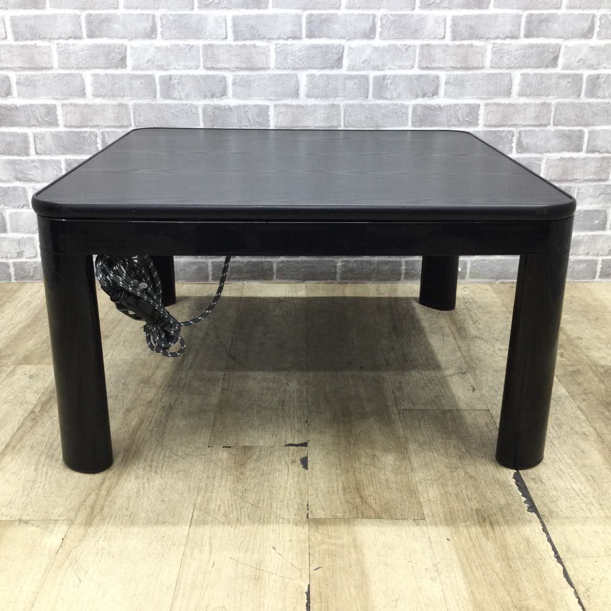 ディーエイチアイ こたつ カジュアル 70cm 正方形 KDI-70BK