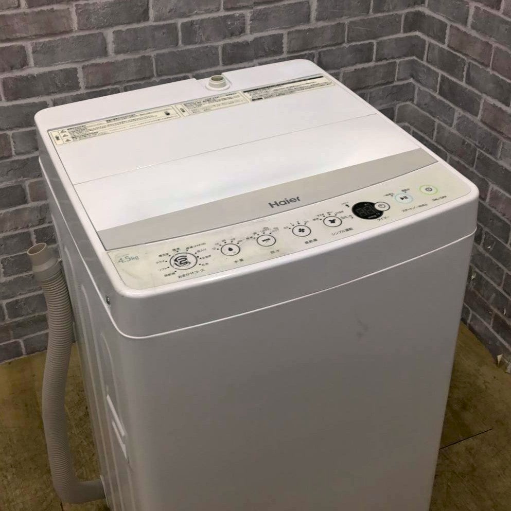ハイアール 全自動洗濯機 4.5kg JW-C45BE 2017年製