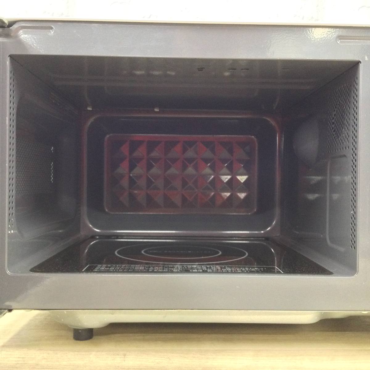 山善 電子レンジ500W18Lヘルツフリーフラット PRW-F180(W) 2022年製