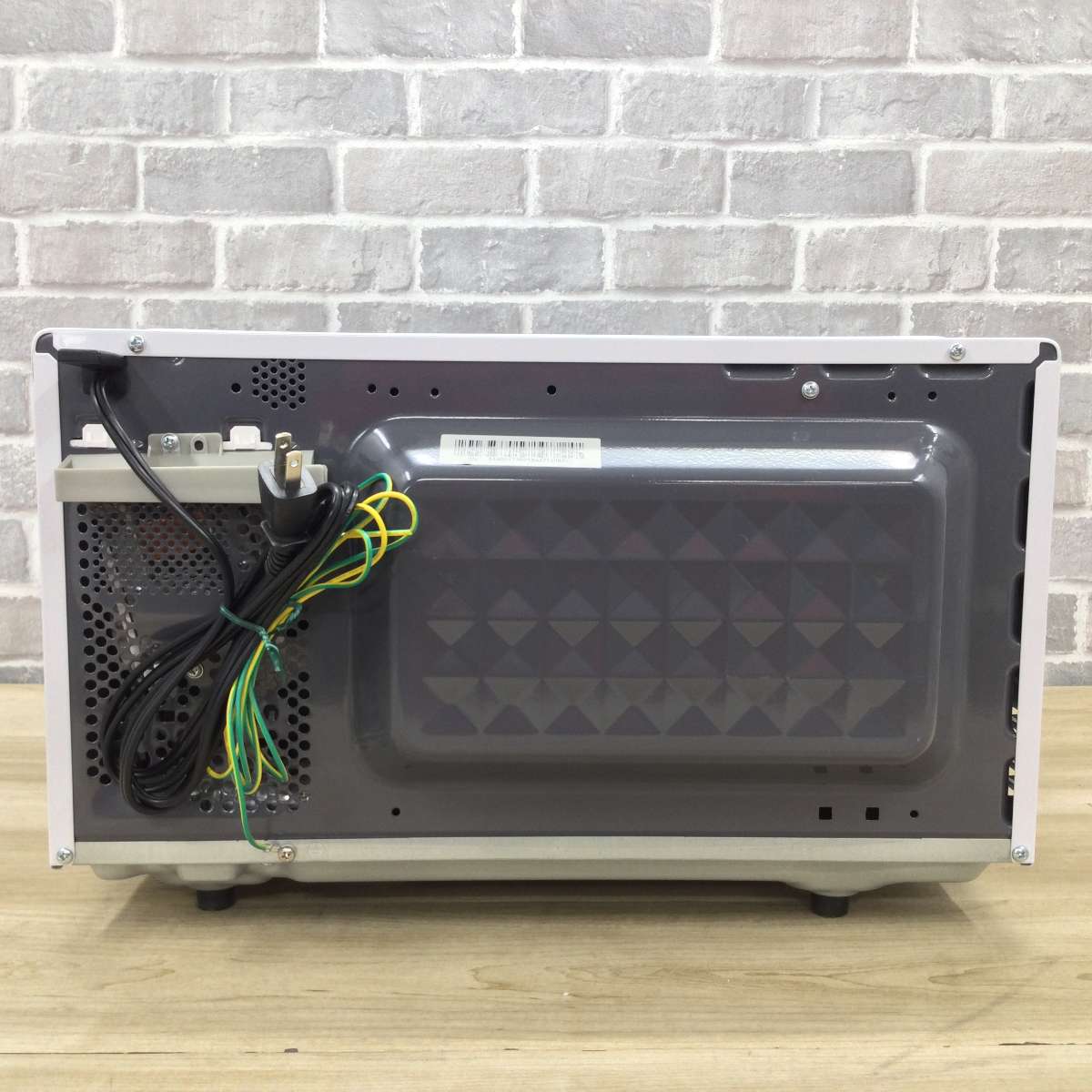 山善 電子レンジ500W18Lヘルツフリーフラット PRW-F180(W) 2022年製