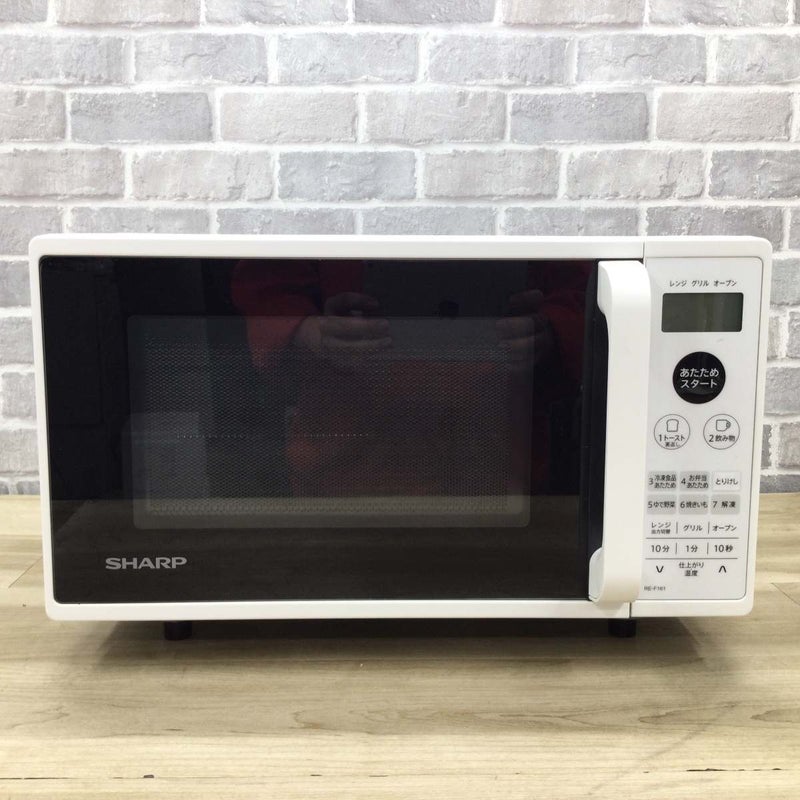 シャープ オーブンレンジ 500W 16L フラット RE-F161-W 2021年製