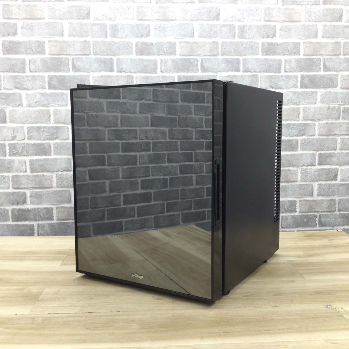 A-Stage 冷蔵庫 1ドア 32L ミラーガラス ペルチェ式 PR02B-32MG 2022年