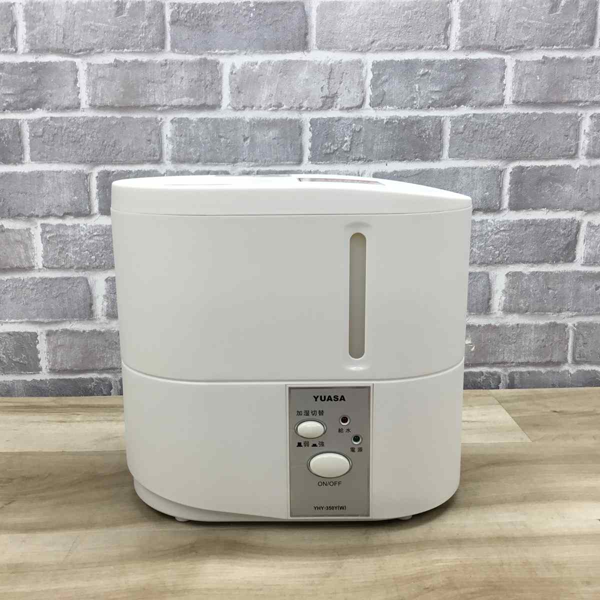 ユアサプライムス 加湿器 スチーム式 2.2L YHY-350Y(W) 2018年製