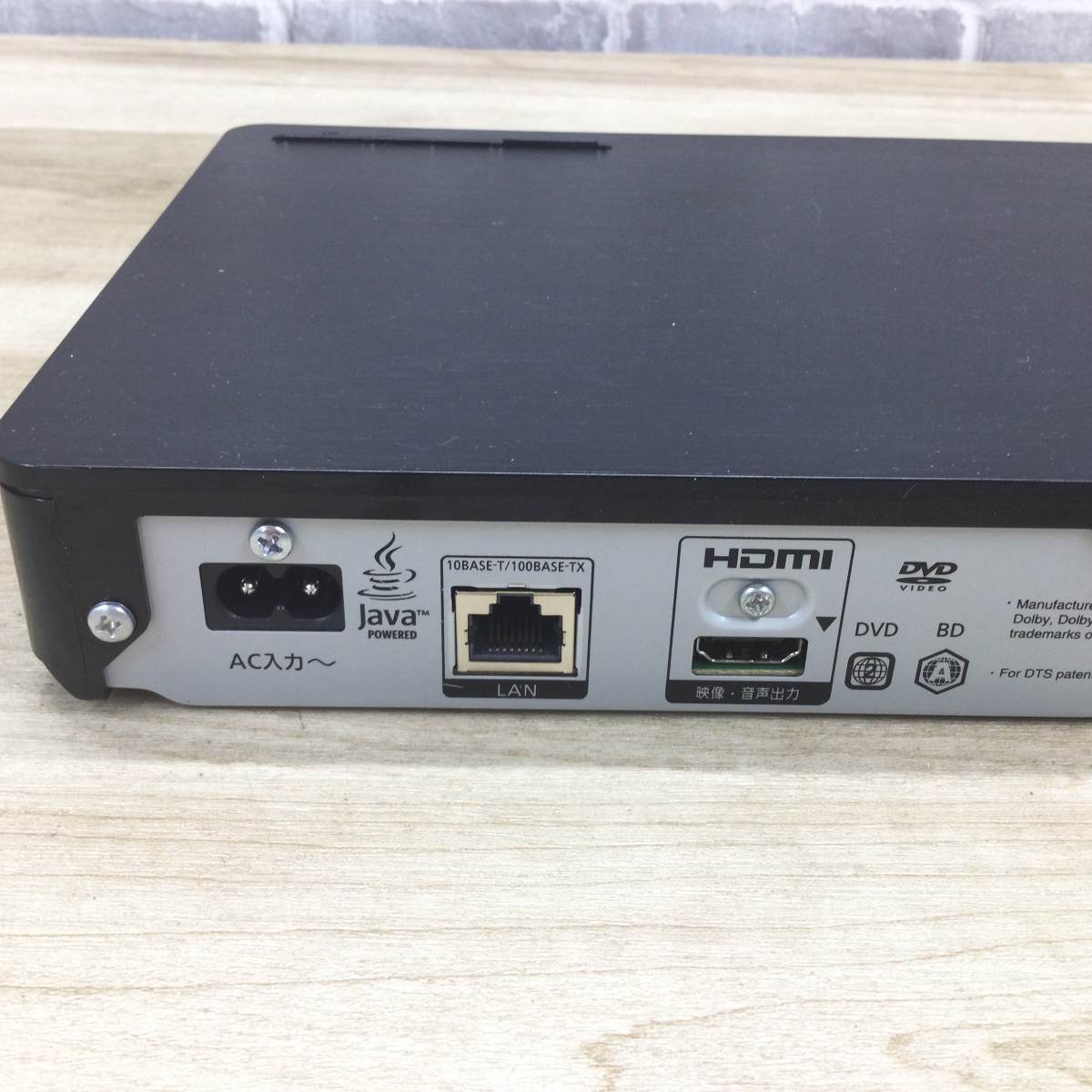 パナソニック ブルーレイプレイヤー 4K DMP-BDT180-K 2025年製