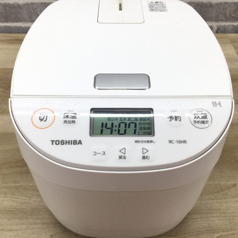 東芝 炊飯器 IH式 5.5合炊き 備長炭ダイヤモンド釜 RC-10HR 2021年製 