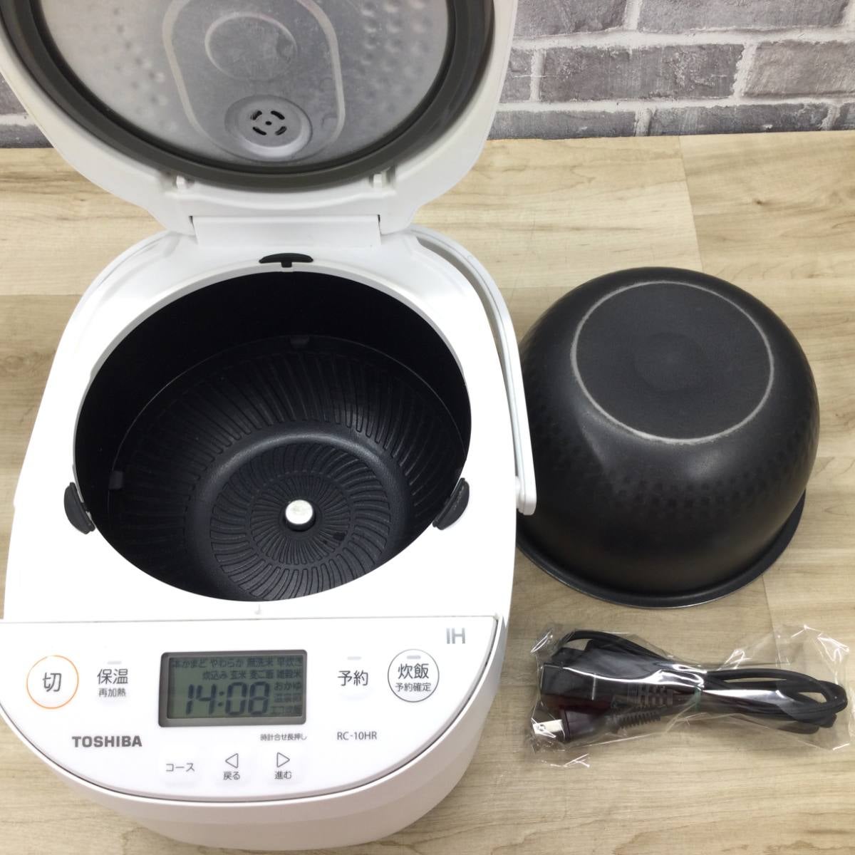 東芝 炊飯器 IH式 5.5合炊き 備長炭ダイヤモンド釜 RC-10HR 2021年製