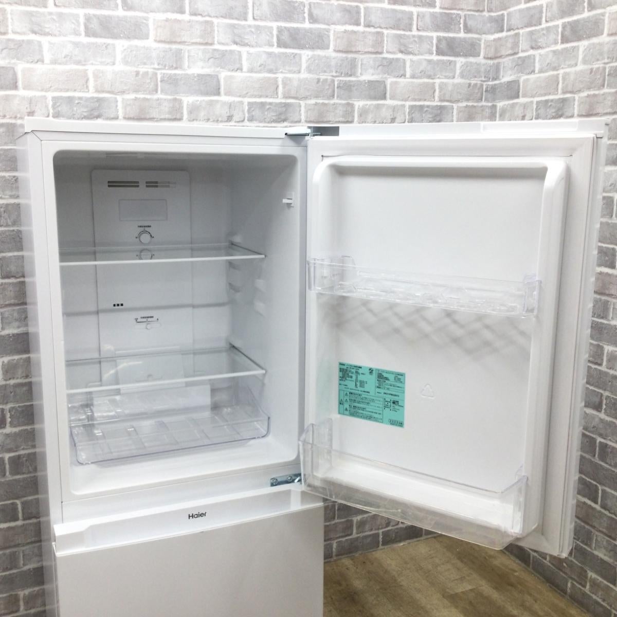 【中古】ハイアール冷蔵庫 140L 2023年式2603301814 ハイアール 冷蔵庫 2ドア 140L 右開き JR-NF140N 2023年製 | リユース