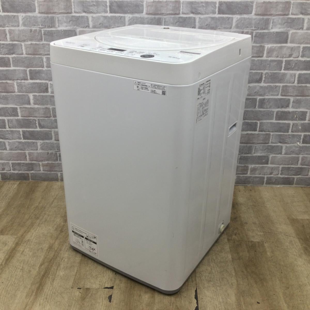 ID 980775 シャープ5.5Kg 2021年製 ES-GE5E シャープ 全自動洗濯機5.5