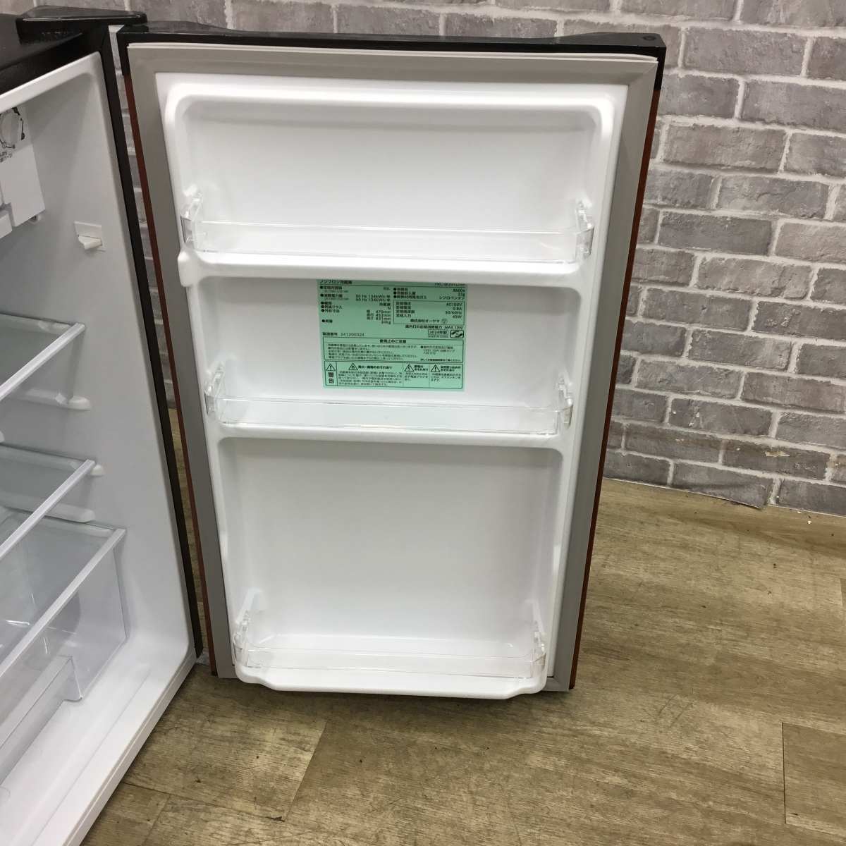 アイリスオーヤマ 冷蔵庫 1ドア 92L 右開き PRC-B091D-M 2024年製