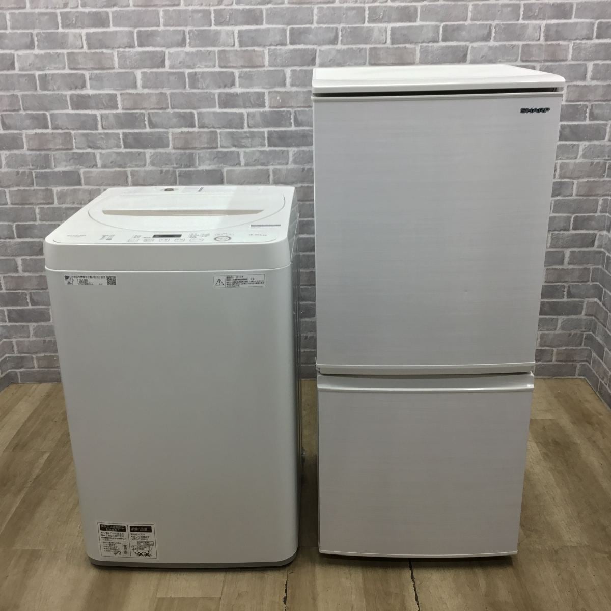 家電2点セット シャープ 冷蔵庫 137L シャープ 洗濯機 4.5kg 家電2点セット シャープ 冷蔵庫 137L シャープ 洗濯機 4.5kg