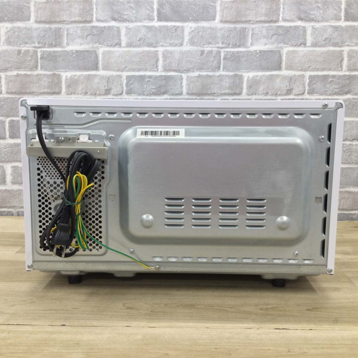 山善 オーブンレンジ 500W 18L【角皿欠品】 YRJ-F181V(W) 2020年製