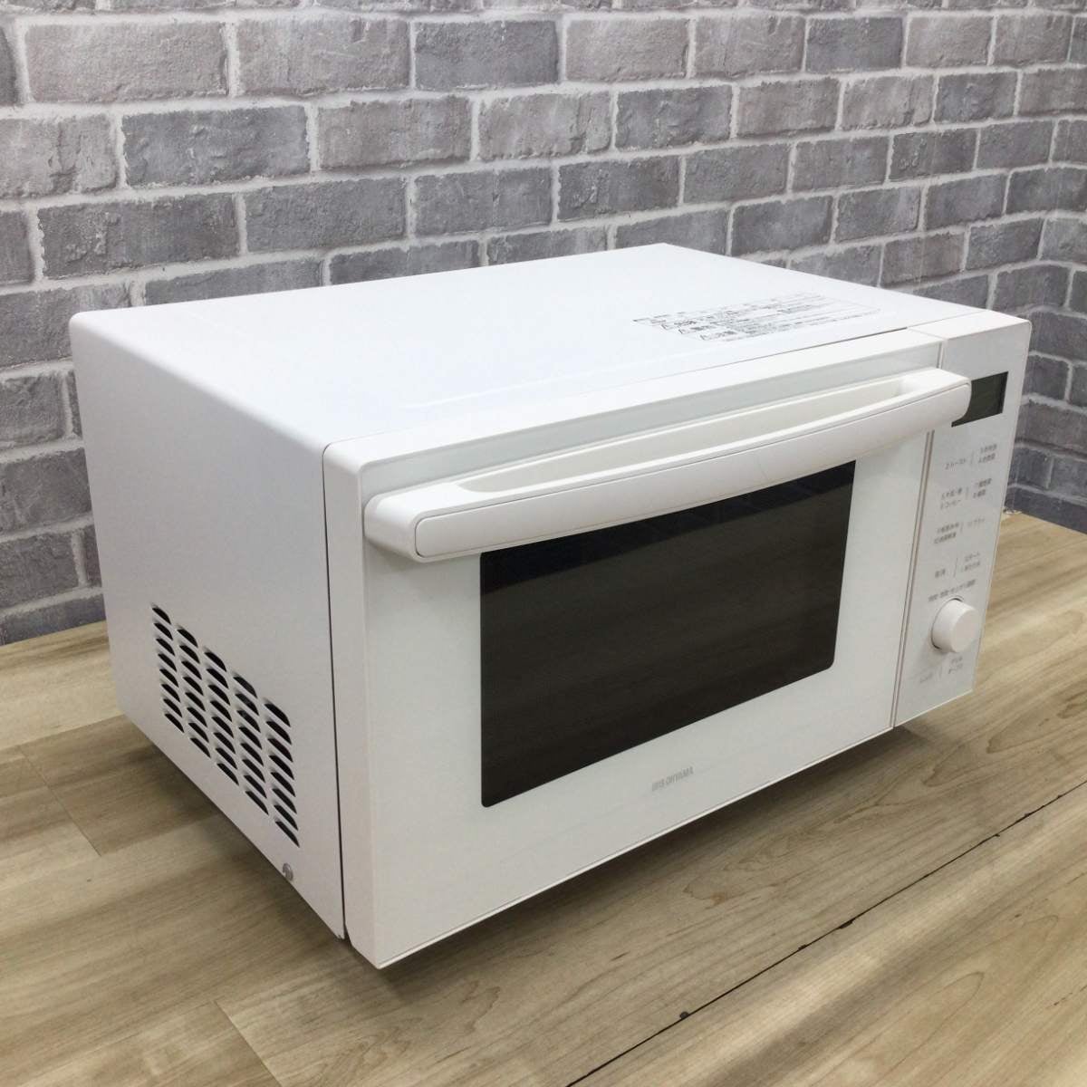 アイリスオーヤマ オーブンレンジ 500W 18L MO-F1809-CW 2021年製