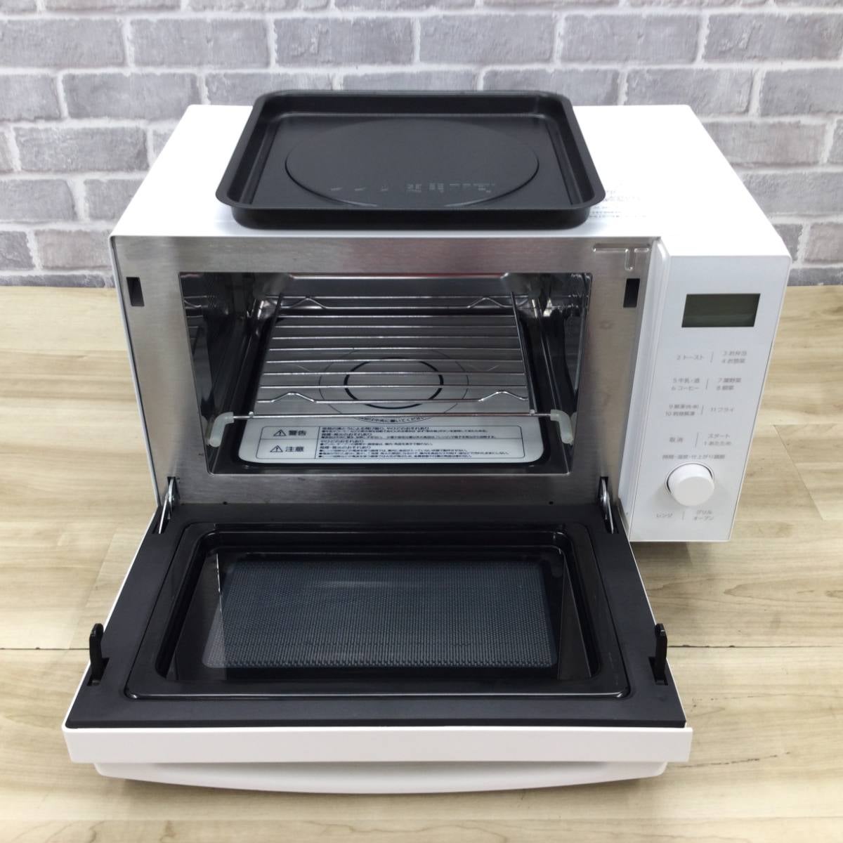 アイリスオーヤマ オーブンレンジ 500W 18L MO-F1809-CW 2021年製