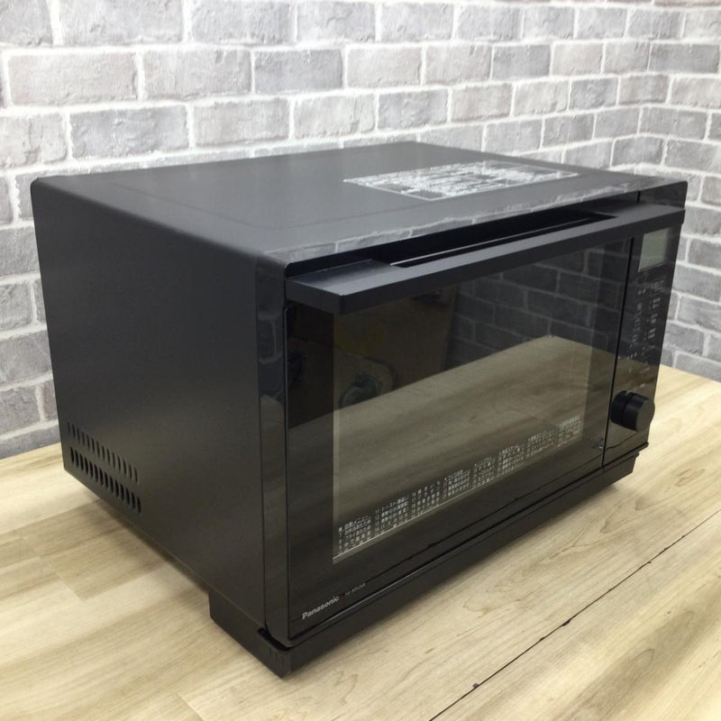 パナソニック オーブンレンジ 1000W 26L【角皿式スチーム】 NE-MS268-K 