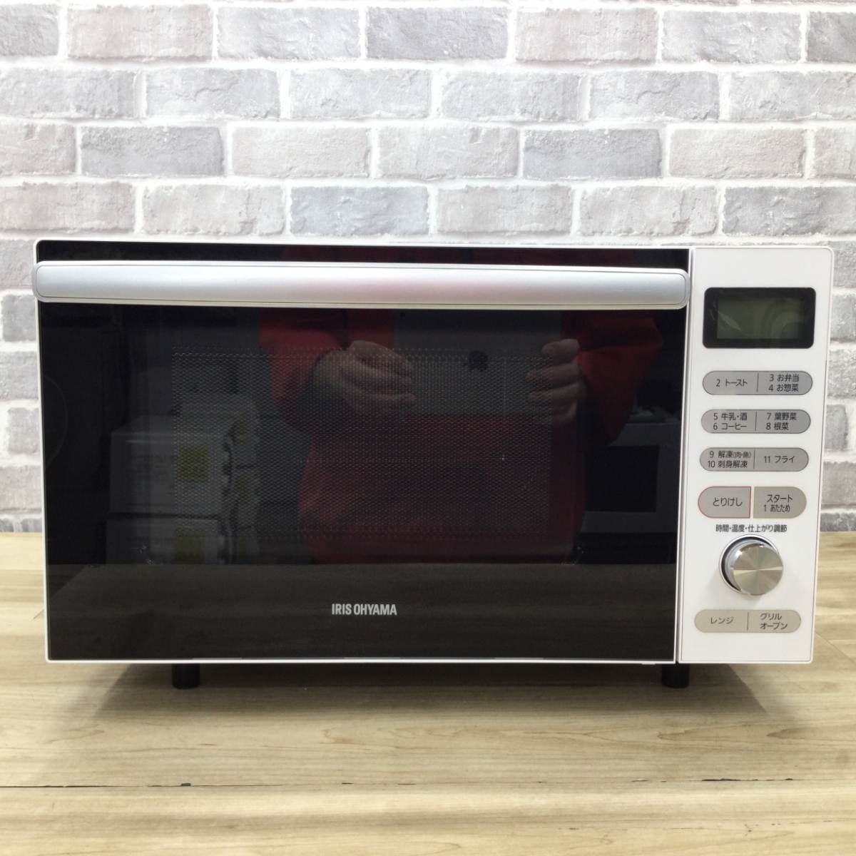 アイリスオーヤマ オーブンレンジ 500W 18L MO-F1805-W 2019年製