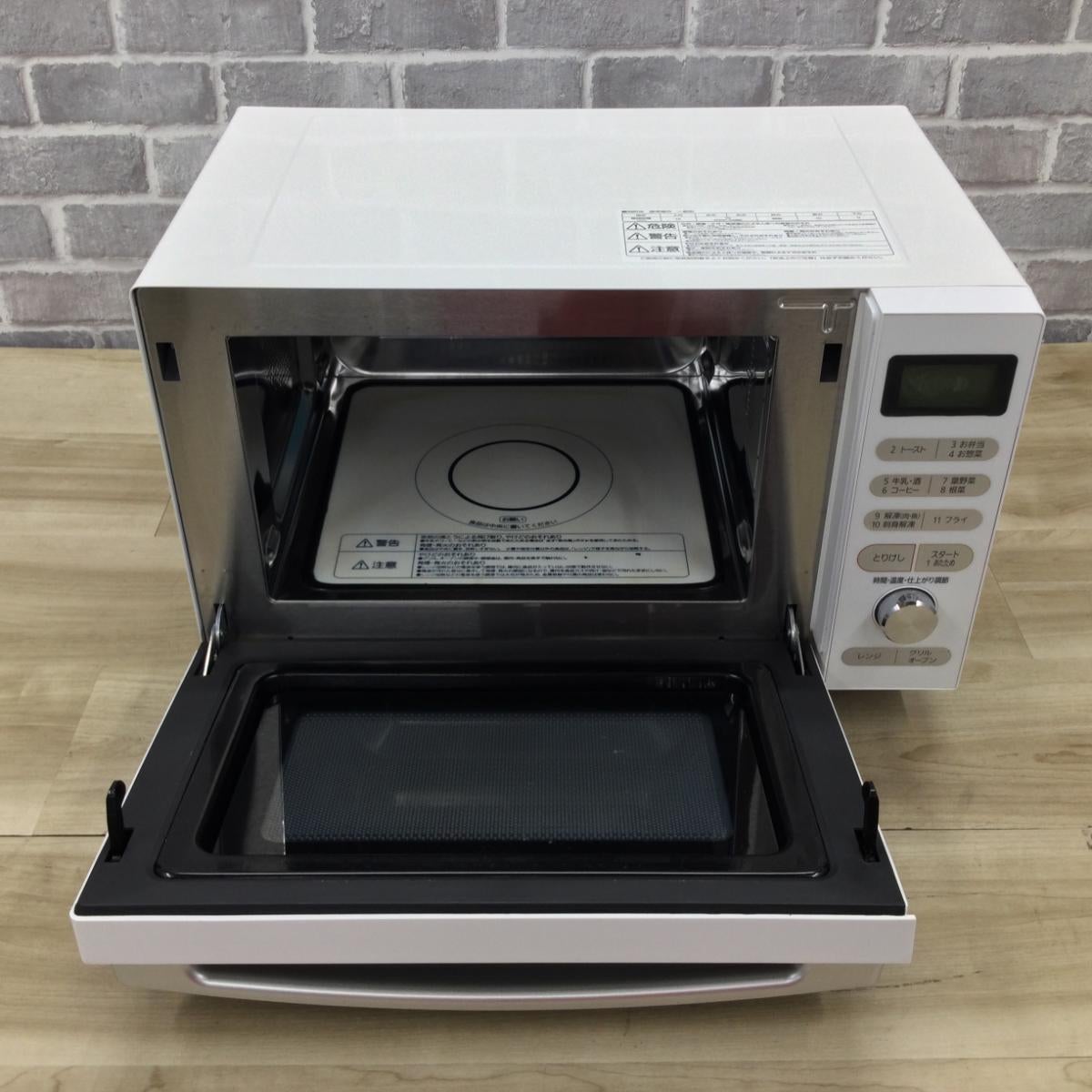 アイリスオーヤマ オーブンレンジ 500W 18L MO-F1805-W 2019年製
