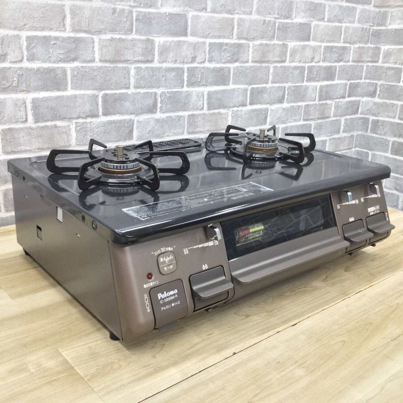 パロマ ガスコンロ LPガス 約60cm幅 右強火力 IC-S89BM-R 2024年製 