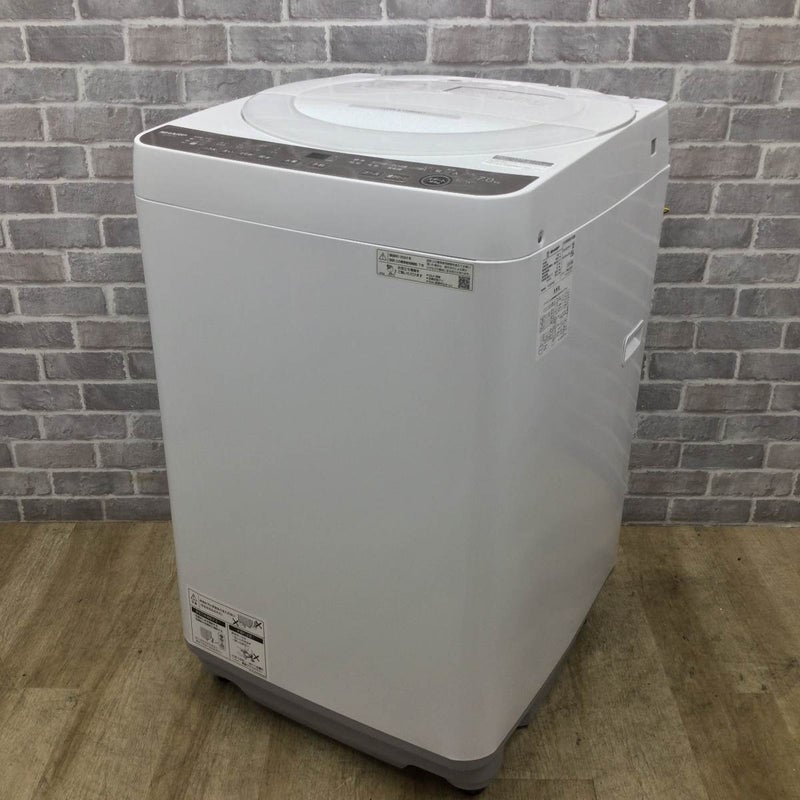 シャープ 全自動洗濯機7.0? ES-GE7H-T 2024年製 | リユース家電Happy