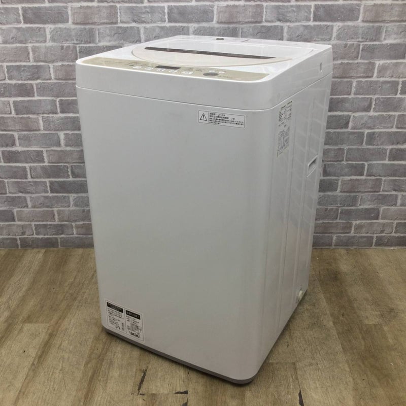 シャープ 全自動洗濯機 4.5kg ES-GE45R-C 2016年製 | リユース家電Happy