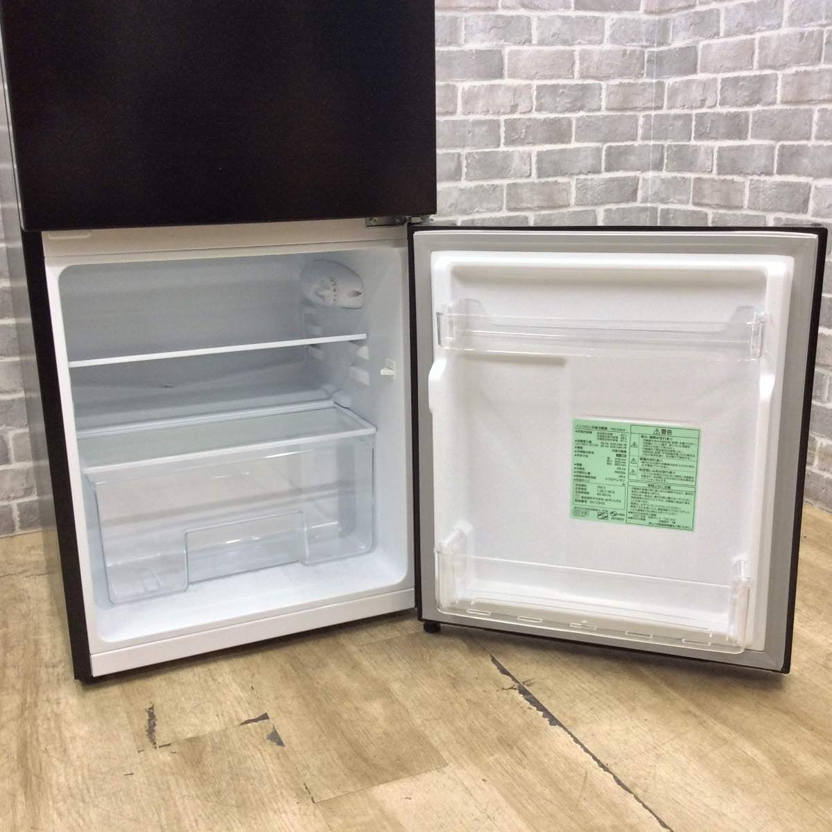 【直接引取】ヤマダ 87L 2ドア冷蔵庫 YRZ-C09LK 2023年製 ヤマダ電機 冷蔵庫 2ドア 87L 右開き YRZ-C09LK 2023年製 | リユース
